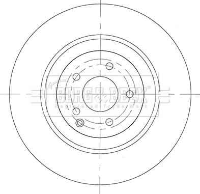 Borg & Beck BBD6092S - Тормозной диск autospares.lv