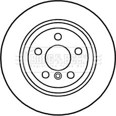 Borg & Beck BBD6040S - Тормозной диск autospares.lv