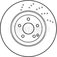 Borg & Beck BBD6048S - Тормозной диск autospares.lv