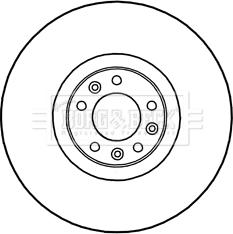 NK 203745 - Тормозной диск autospares.lv