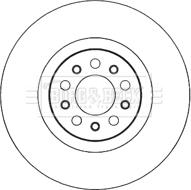 Borg & Beck BBD6011S - Тормозной диск autospares.lv