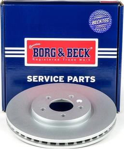 Borg & Beck BBD6013S - Тормозной диск autospares.lv