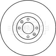 Borg & Beck BBD6012S - Тормозной диск autospares.lv