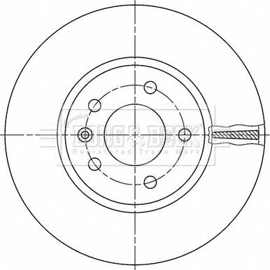 Borg & Beck BBD6193S - Тормозной диск autospares.lv