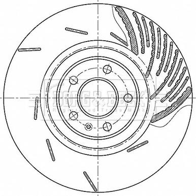 Borg & Beck BBD6197S - Тормозной диск autospares.lv