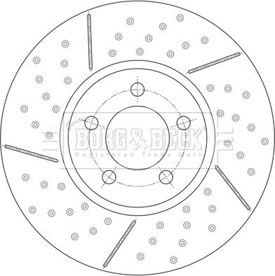 Borg & Beck BBD6174S - Тормозной диск autospares.lv