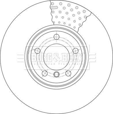 Borg & Beck BBD6173S - Тормозной диск autospares.lv