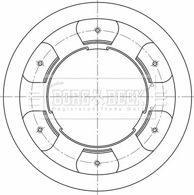 Borg & Beck BBD32594 - Тормозной диск autospares.lv