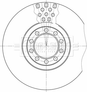 Borg & Beck BBD32598 - Тормозной диск autospares.lv