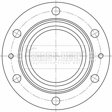 Borg & Beck BBD32592 - Тормозной диск autospares.lv