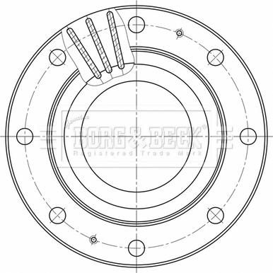 Borg & Beck BBD32597 - Тормозной диск autospares.lv