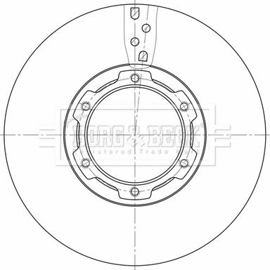 Borg & Beck BBD32644 - Тормозной диск autospares.lv