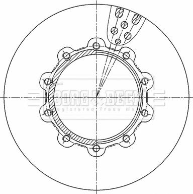 Borg & Beck BBD32642 - Тормозной диск autospares.lv