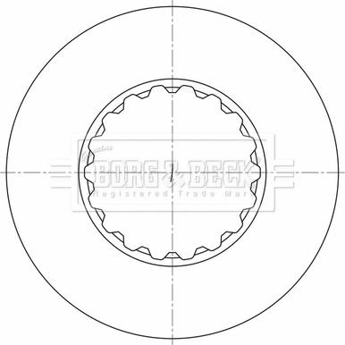 Borg & Beck BBD32658 - Тормозной диск autospares.lv