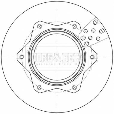 Borg & Beck BBD32652 - Тормозной диск autospares.lv