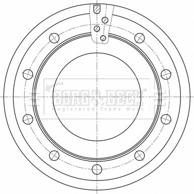 Borg & Beck BBD32665 - Тормозной диск autospares.lv