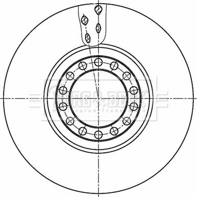 Borg & Beck BBD32660 - Тормозной диск autospares.lv