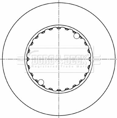 Borg & Beck BBD32668 - Тормозной диск autospares.lv