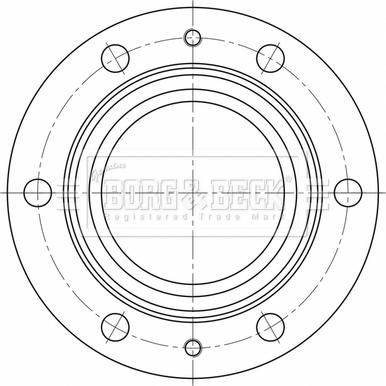 Borg & Beck BBD32633 - Тормозной диск autospares.lv