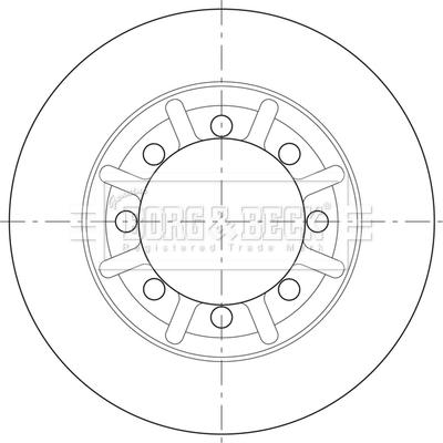 Borg & Beck BBD32626 - Тормозной диск autospares.lv