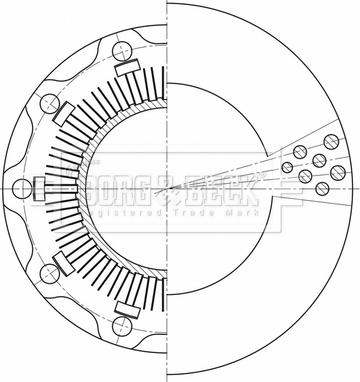 Borg & Beck BBD32620 - Тормозной диск autospares.lv