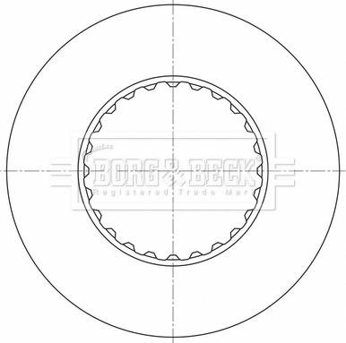 Borg & Beck BBD32628 - Тормозной диск autospares.lv