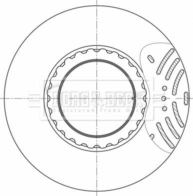 Borg & Beck BBD32622 - Тормозной диск autospares.lv