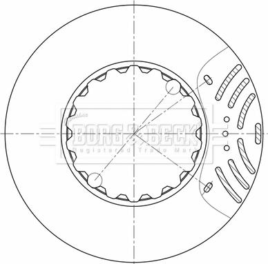 Borg & Beck BBD32674 - Тормозной диск autospares.lv