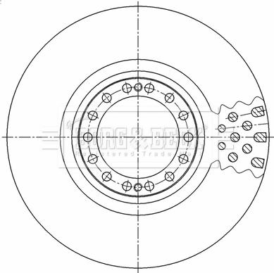 Borg & Beck BBD32670 - Тормозной диск autospares.lv