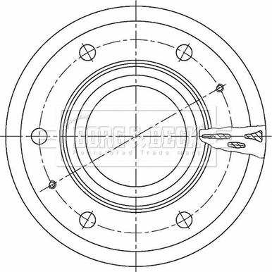 Borg & Beck BBD32672 - Тормозной диск autospares.lv