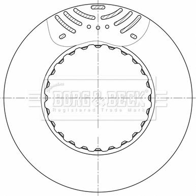 Borg & Beck BBD32888 - Тормозной диск autospares.lv