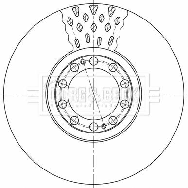 Borg & Beck BBD32793 - Тормозной диск autospares.lv