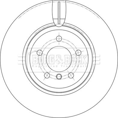 Borg & Beck BBD7005S - Тормозной диск autospares.lv