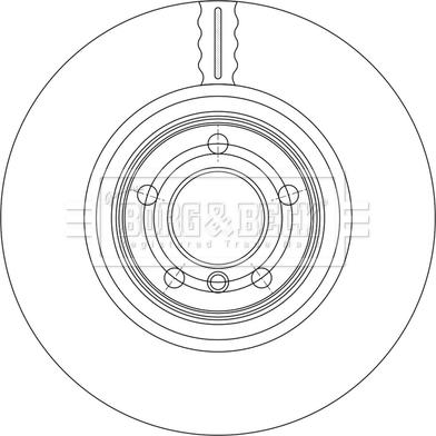 Borg & Beck BBD7010S - Тормозной диск autospares.lv