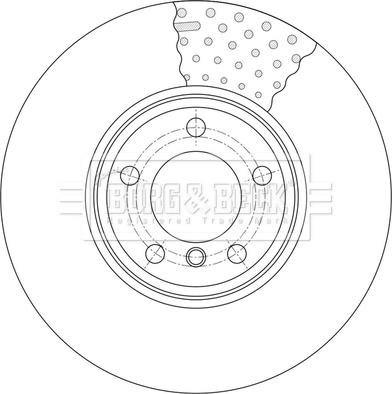 Borg & Beck BBD7011S - Тормозной диск autospares.lv