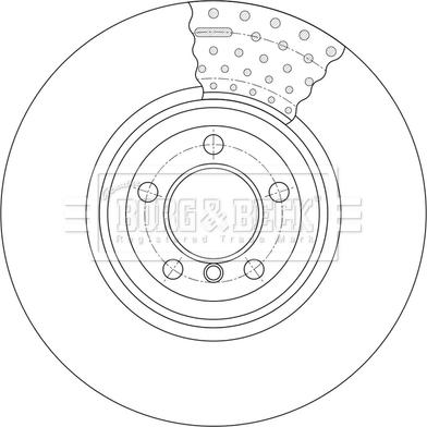 Borg & Beck BBD7013S - Тормозной диск autospares.lv