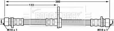 Borg & Beck BBH6990 - Тормозной шланг autospares.lv