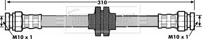 Borg & Beck BBH6956 - Тормозной шланг autospares.lv