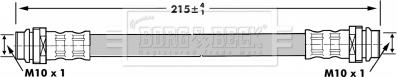 Borg & Beck BBH6901 - Тормозной шланг autospares.lv