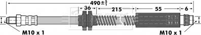 Borg & Beck BBH6908 - Тормозной шланг autospares.lv