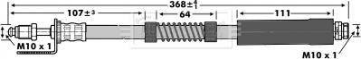 Borg & Beck BBH6986 - Тормозной шланг autospares.lv