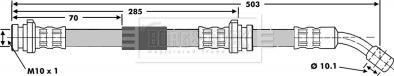 Borg & Beck BBH6586 - Тормозной шланг autospares.lv