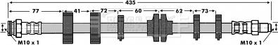 Borg & Beck BBH6645 - Тормозной шланг autospares.lv