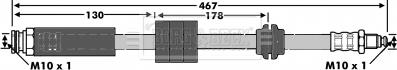 Borg & Beck BBH6097 - Тормозной шланг autospares.lv