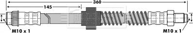 Borg & Beck BBH6840 - Тормозной шланг autospares.lv