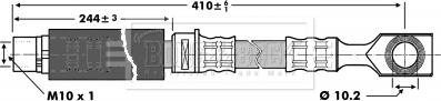 Borg & Beck BBH6826 - Тормозной шланг autospares.lv