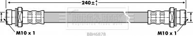 Borg & Beck BBH6878 - Тормозной шланг autospares.lv