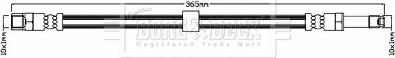 Borg & Beck BBH6873 - Тормозной шланг autospares.lv