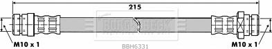 Borg & Beck BBH6331 - Тормозной шланг autospares.lv