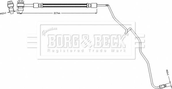 Borg & Beck BBH8503 - Тормозной шланг autospares.lv